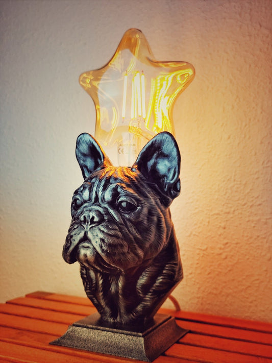 French Bulldog Decorative Lamp – Unique Dog Sculpture Light