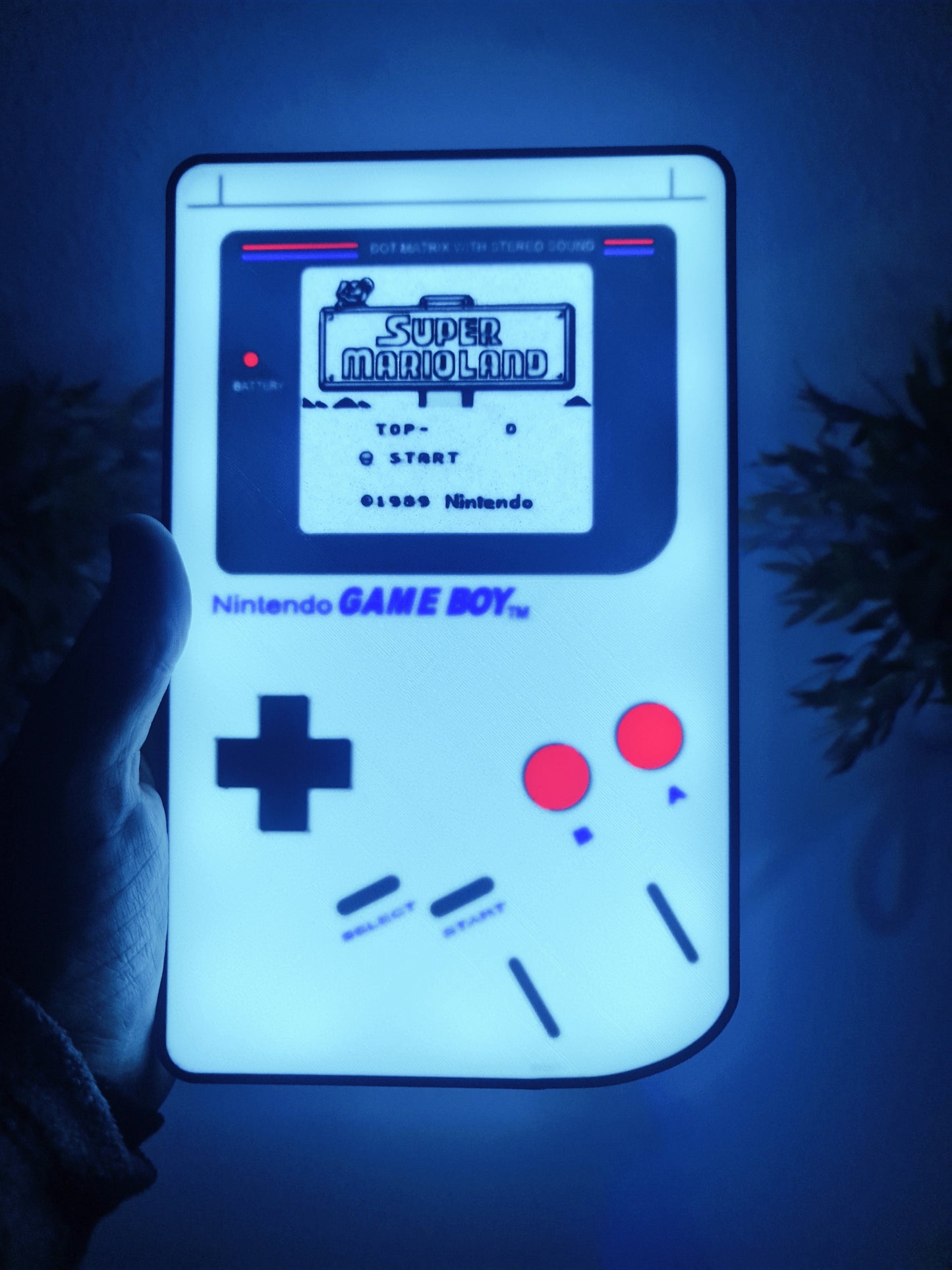 Gameboy Shaped LED Lamp!