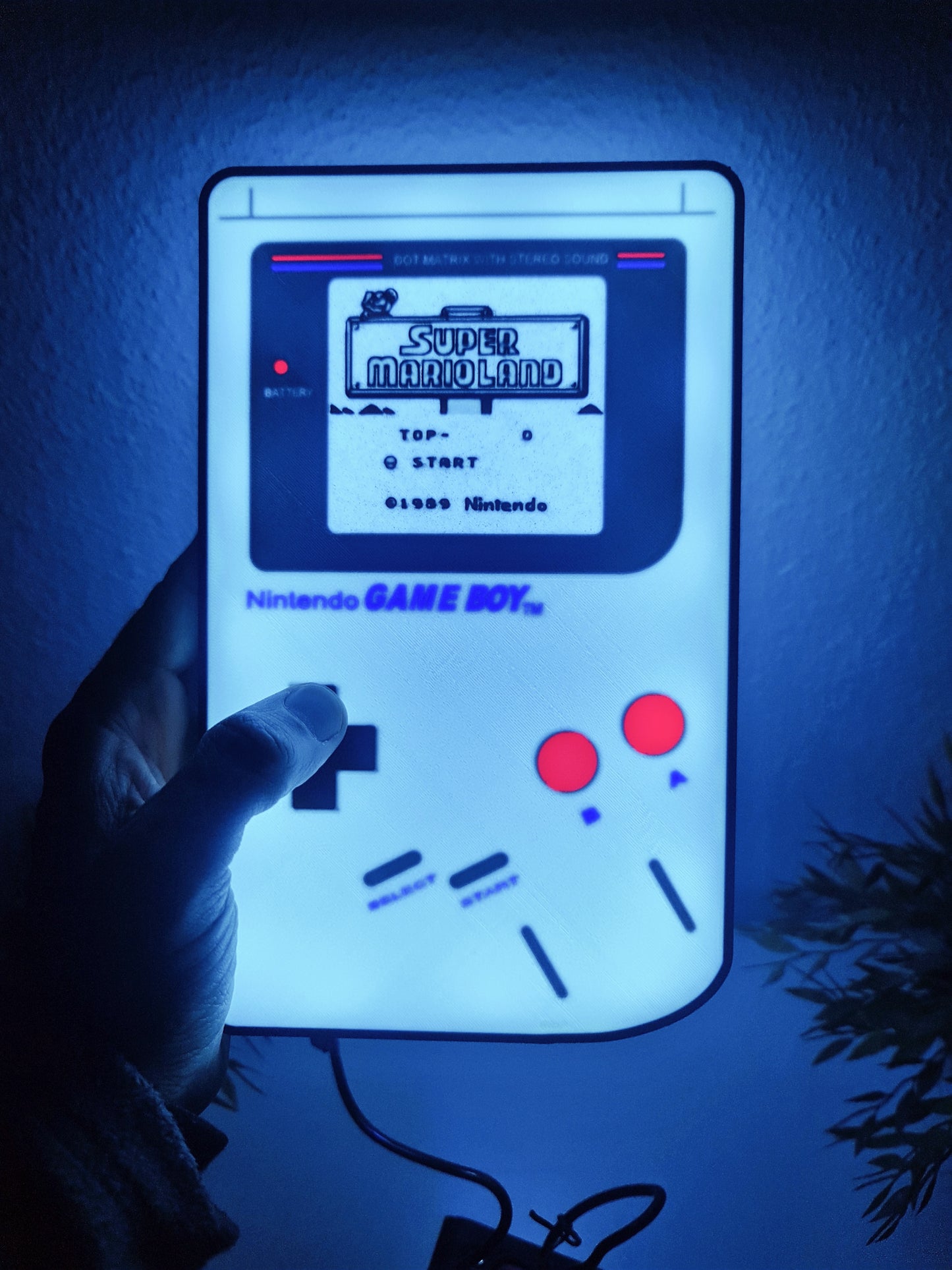 Gameboy Shaped LED Lamp!