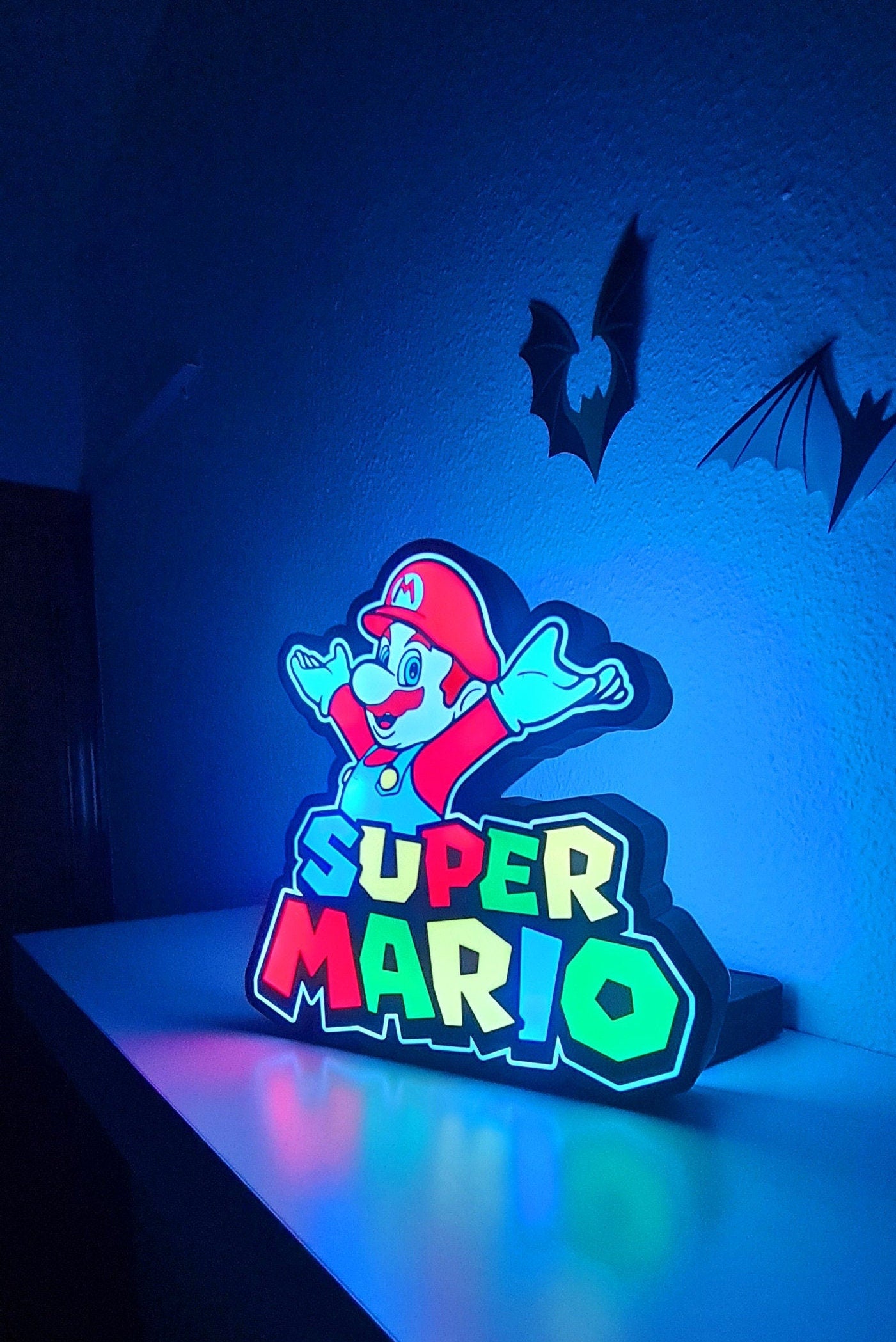 Lámpara LED de Super Mario