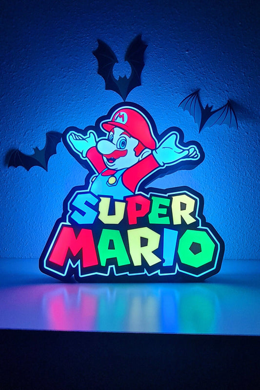 Lámpara LED de Super Mario