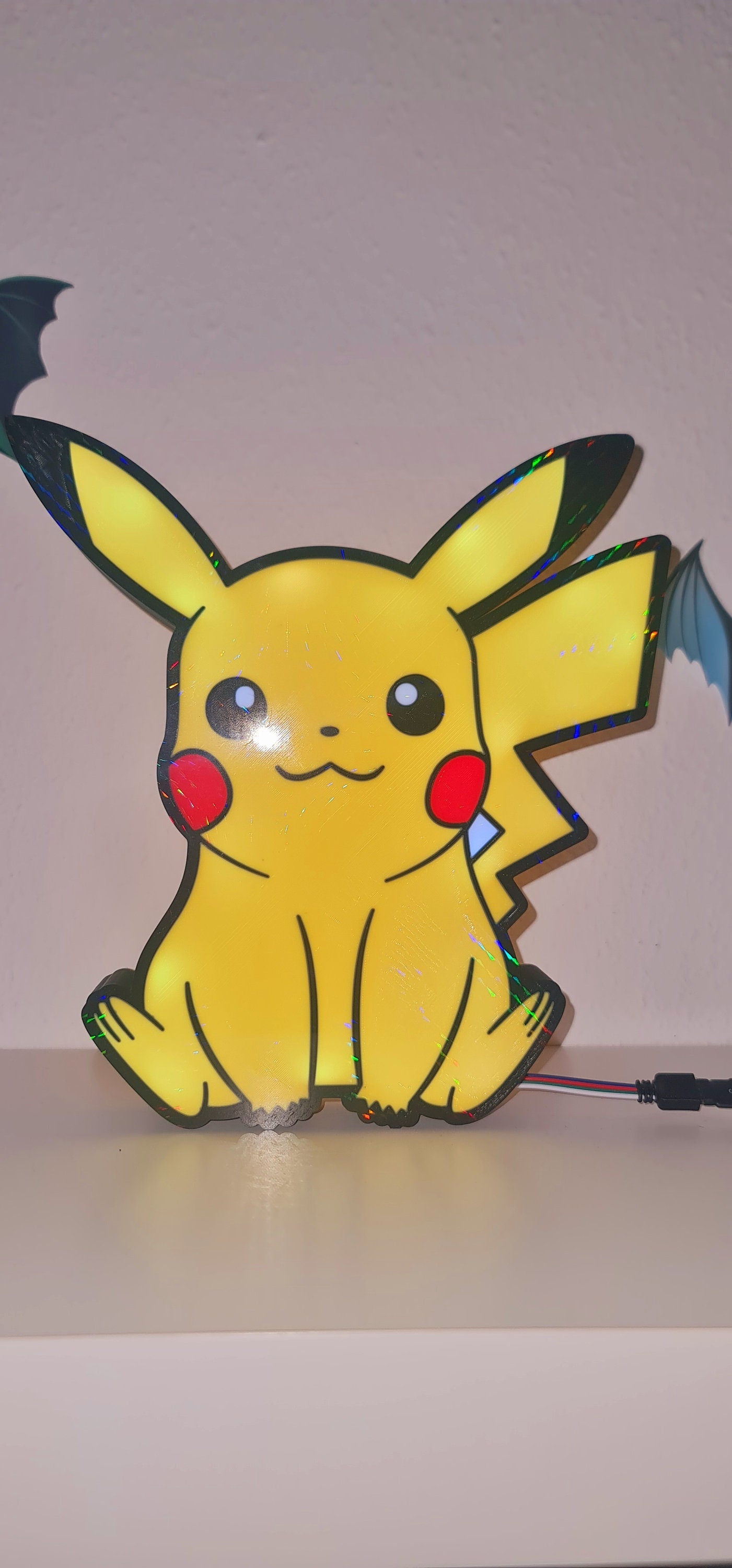 Pikachu-LED-Lampe – USB-betriebenes Licht mit Pokémon-Motiv