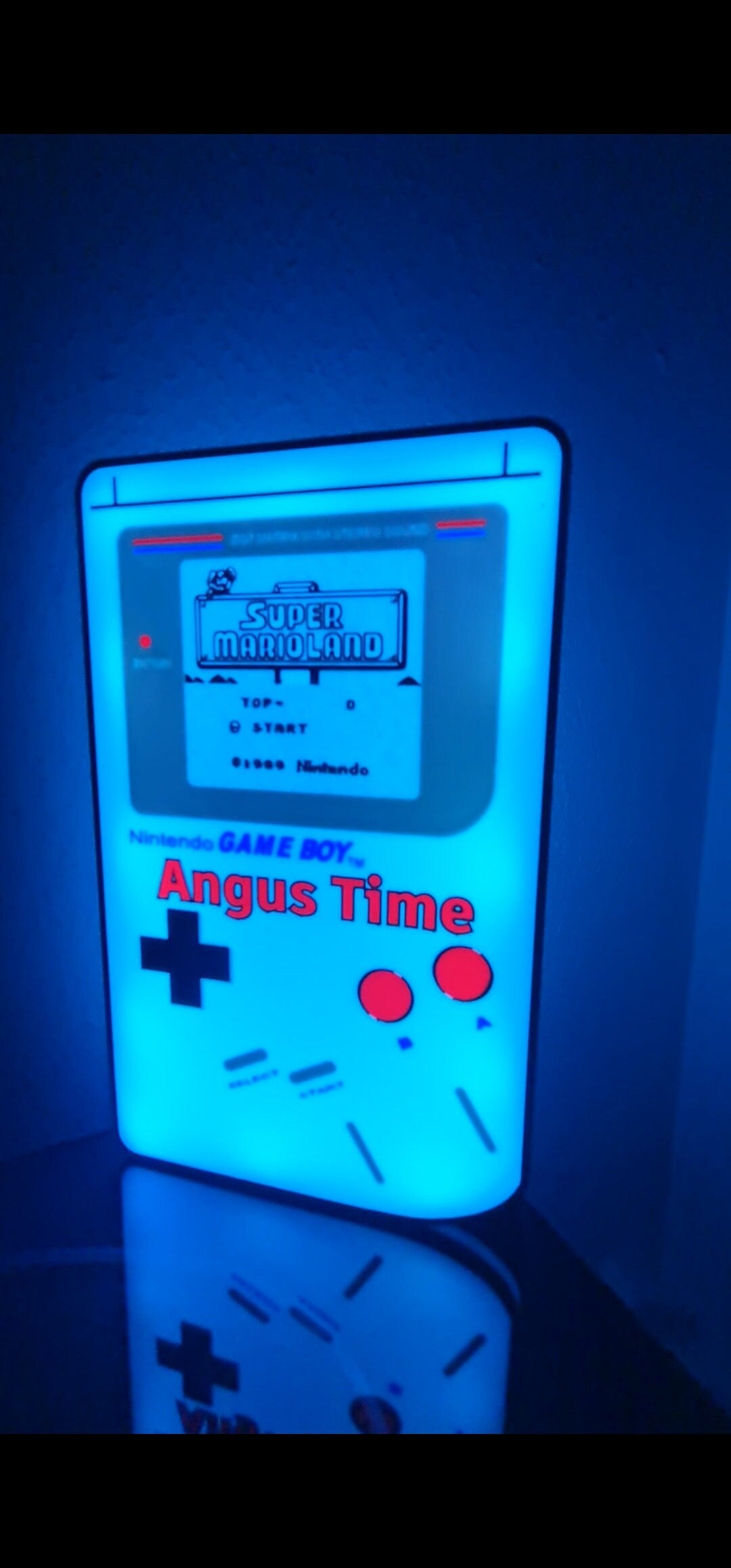 Custom Gameboy LED Light with Name