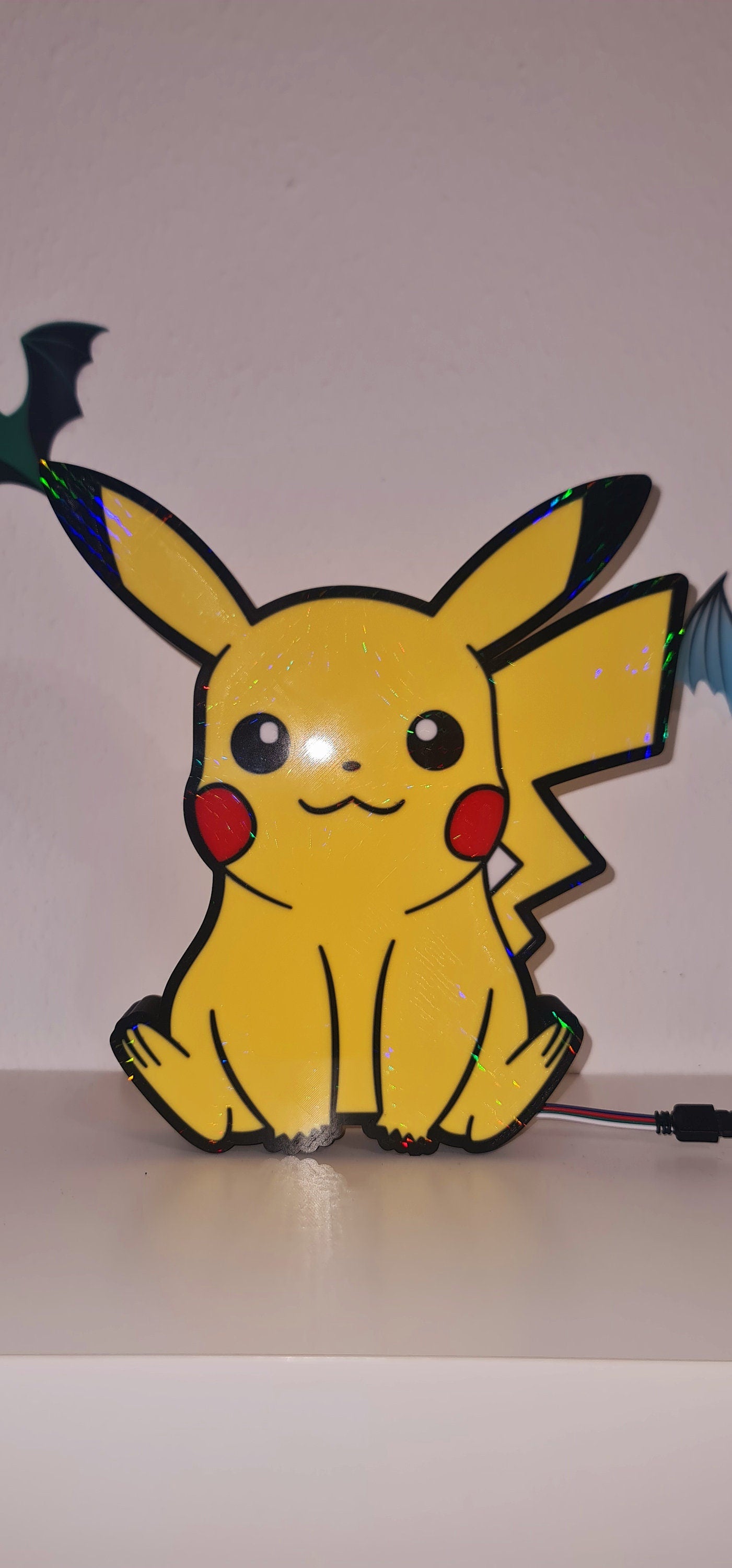 Pikachu-LED-Lampe – USB-betriebenes Licht mit Pokémon-Motiv