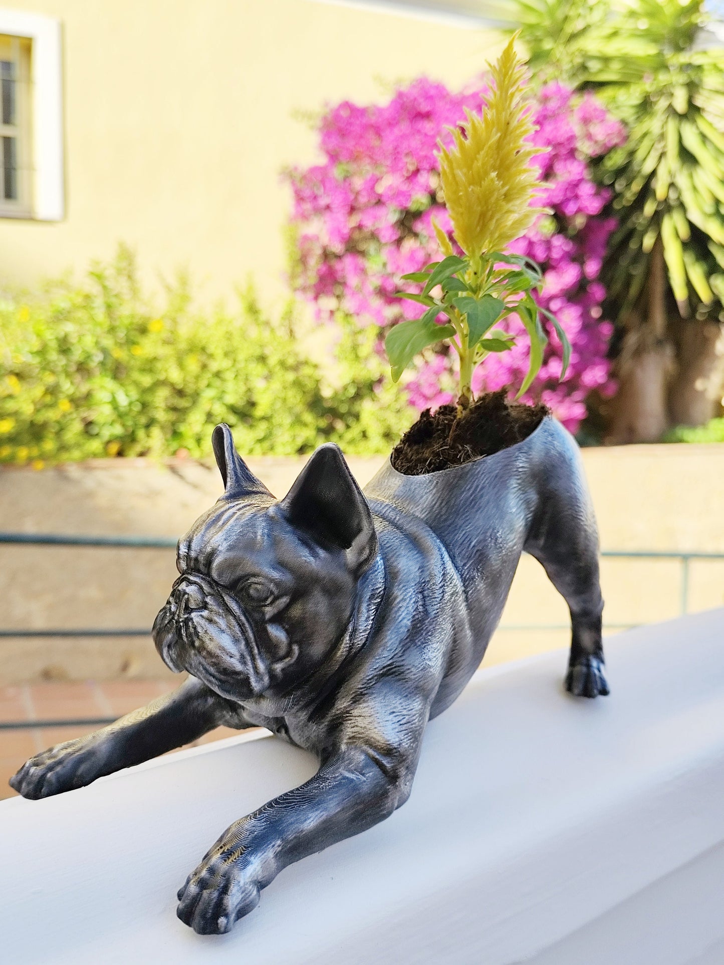 French Bulldog Planter - Capturing Playfulness in Stunning Detail