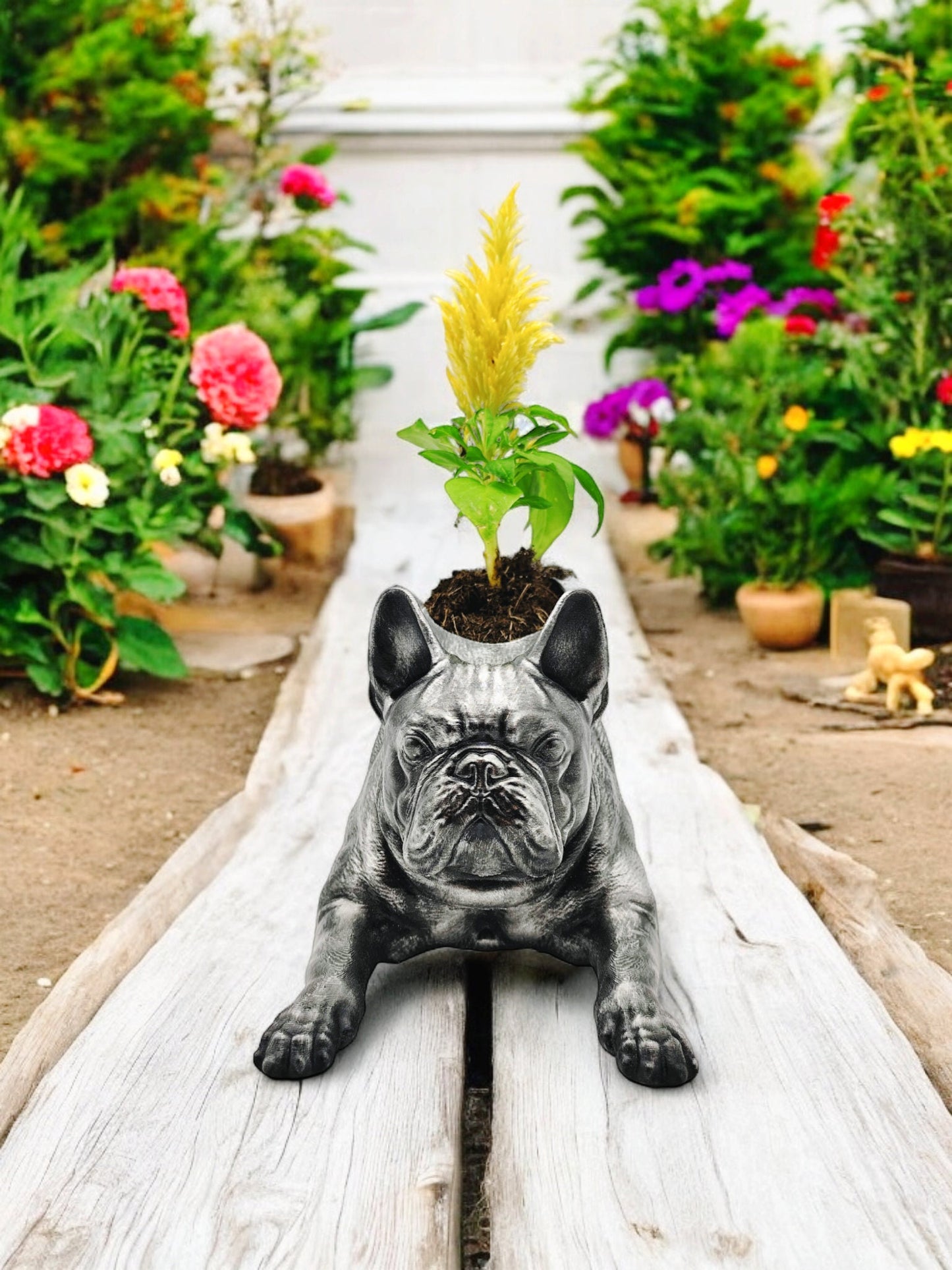 French Bulldog Planter - Capturing Playfulness in Stunning Detail