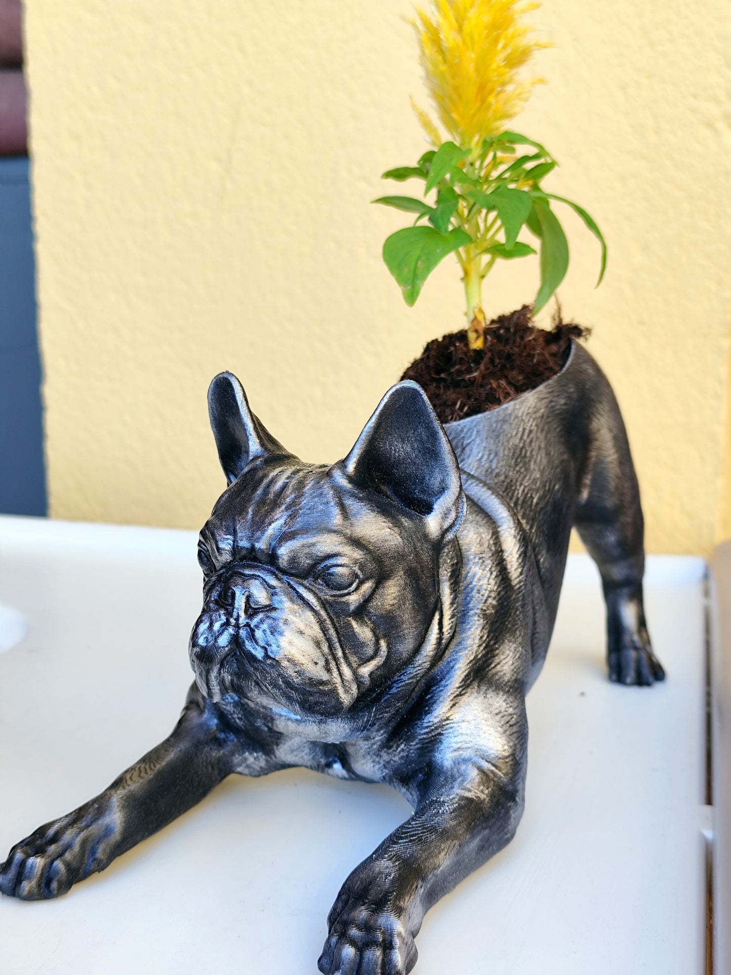 French Bulldog Planter - Capturing Playfulness in Stunning Detail