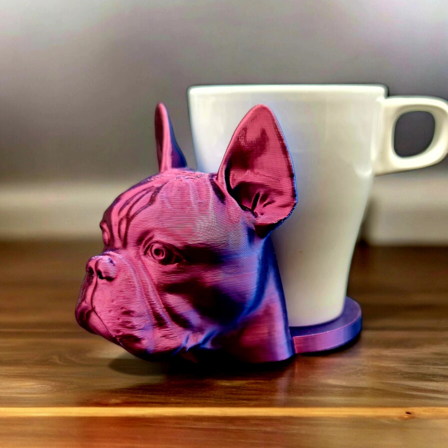 Posavasos con forma de bulldog francés: perfectos para los amantes de los bulldogs franceses