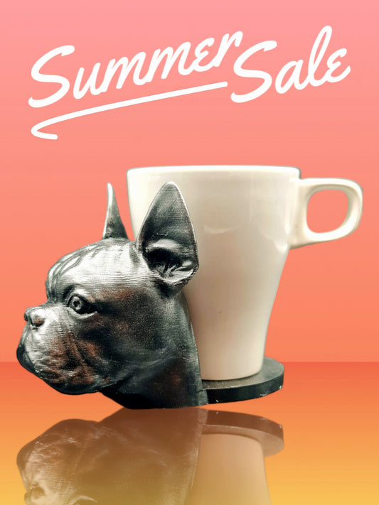 French Bulldog Cup Coasters - Perfect for Frenchie Lovers