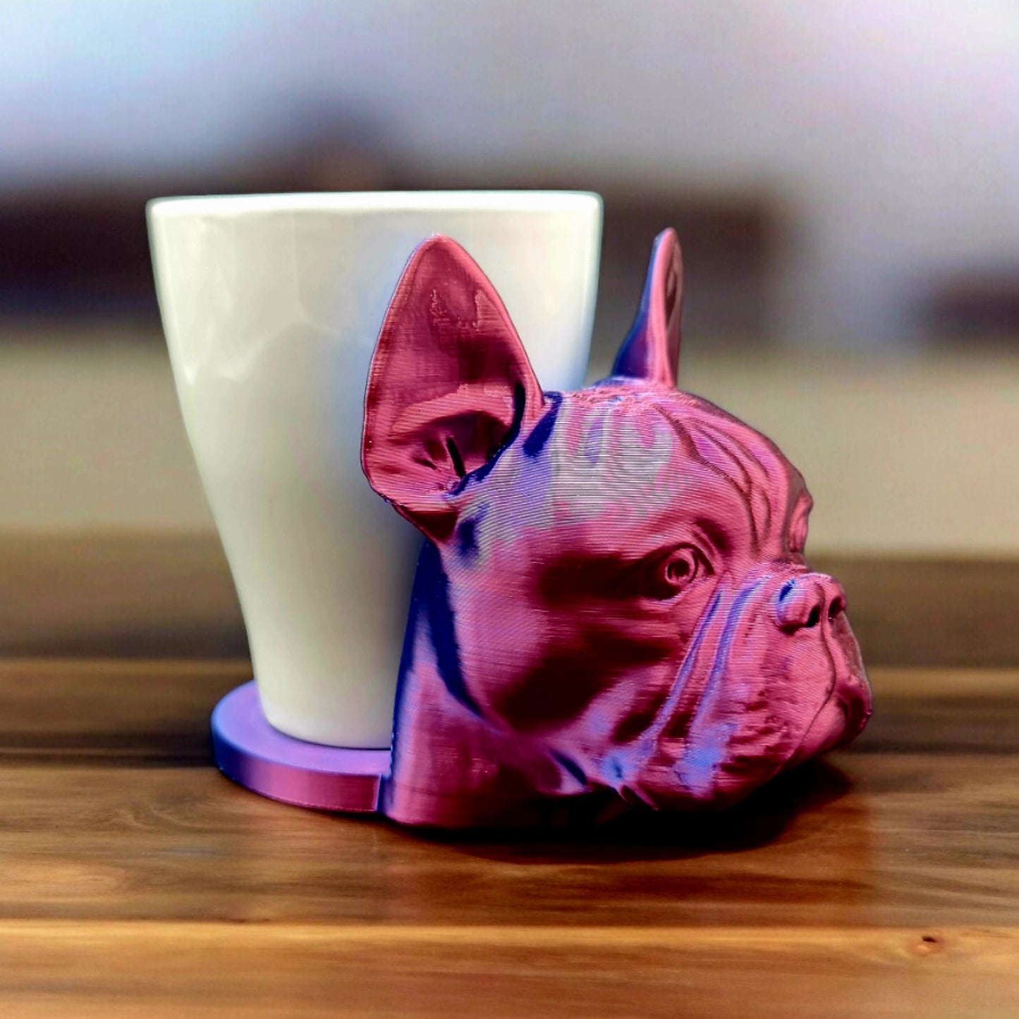 Posavasos con forma de bulldog francés: perfectos para los amantes de los bulldogs franceses