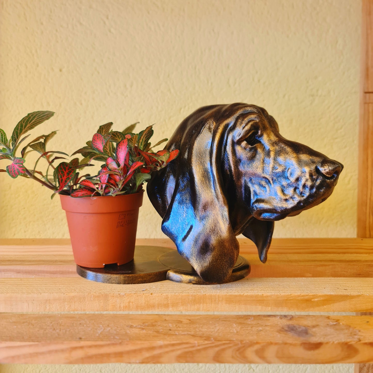 Basset Hound Bust Planter - Captured in Stunning Detail