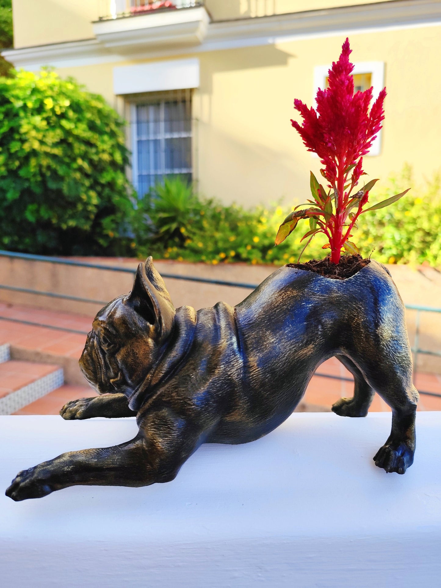 French Bulldog Planter - Capturing Playfulness in Stunning Detail