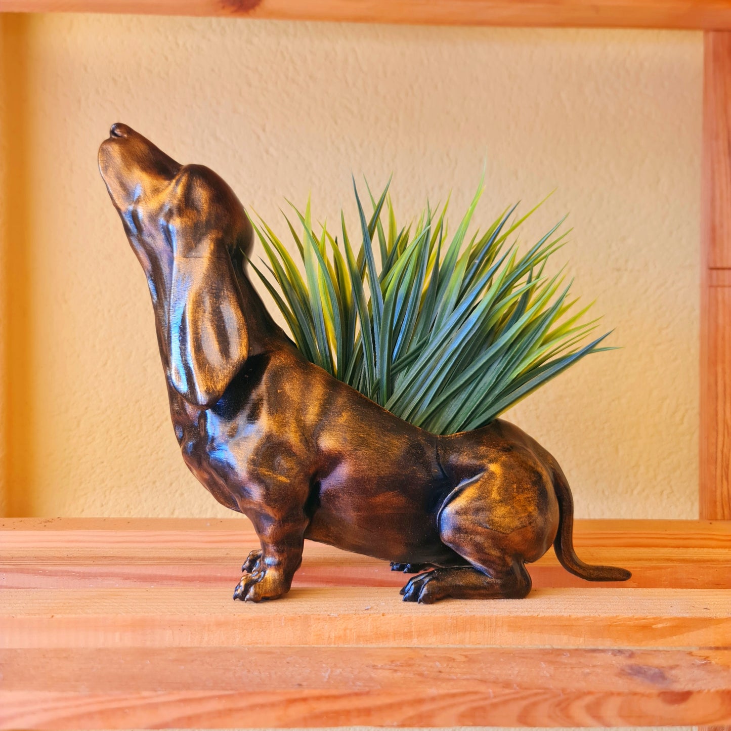 Basset Hound Planter - Capturing Elegance in Stunning Detail