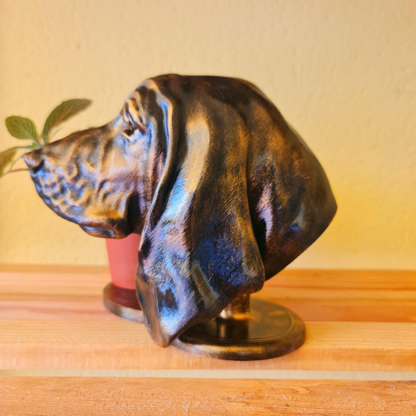 Basset Hound Bust Planter - Captured in Stunning Detail