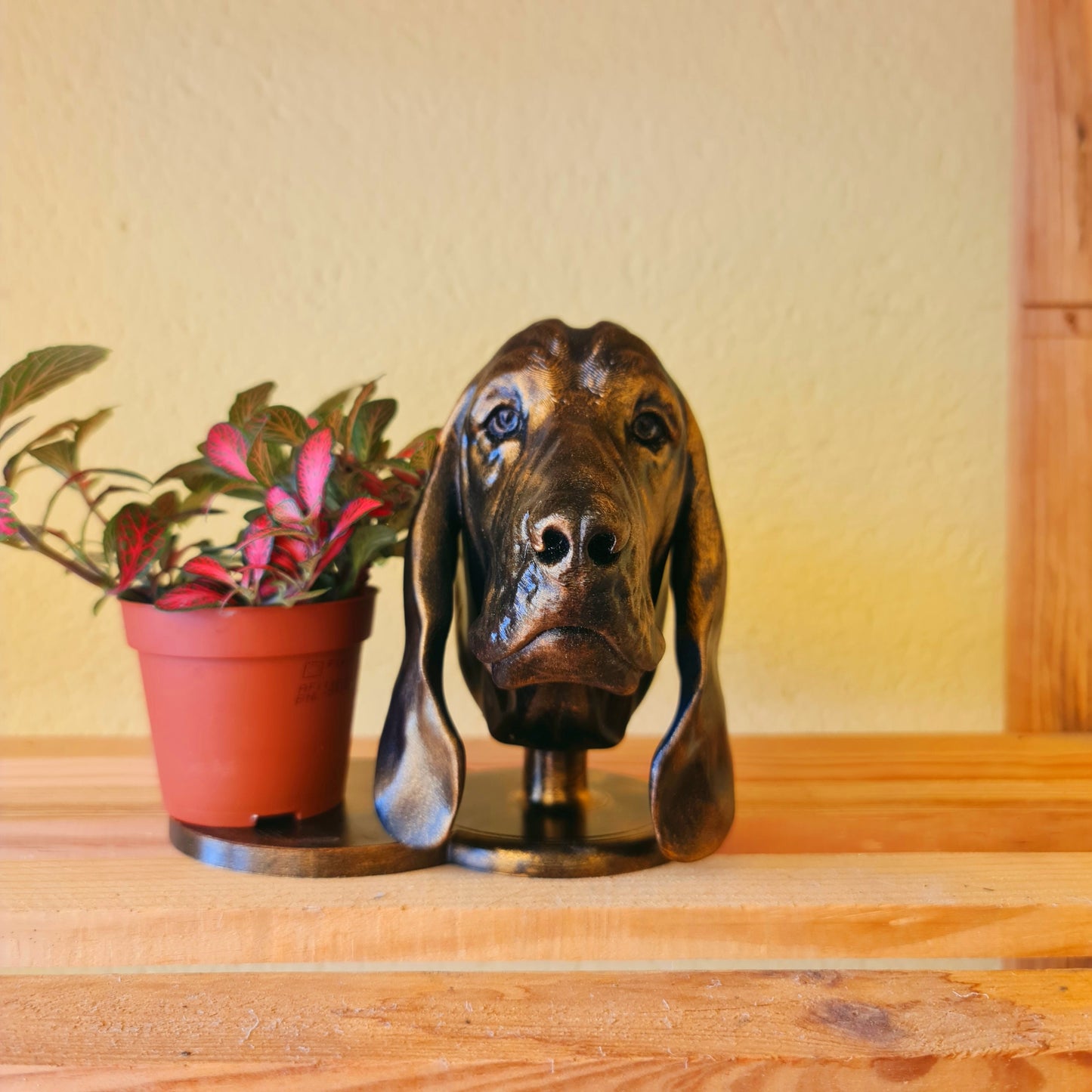 Basset Hound Bust Planter - Captured in Stunning Detail