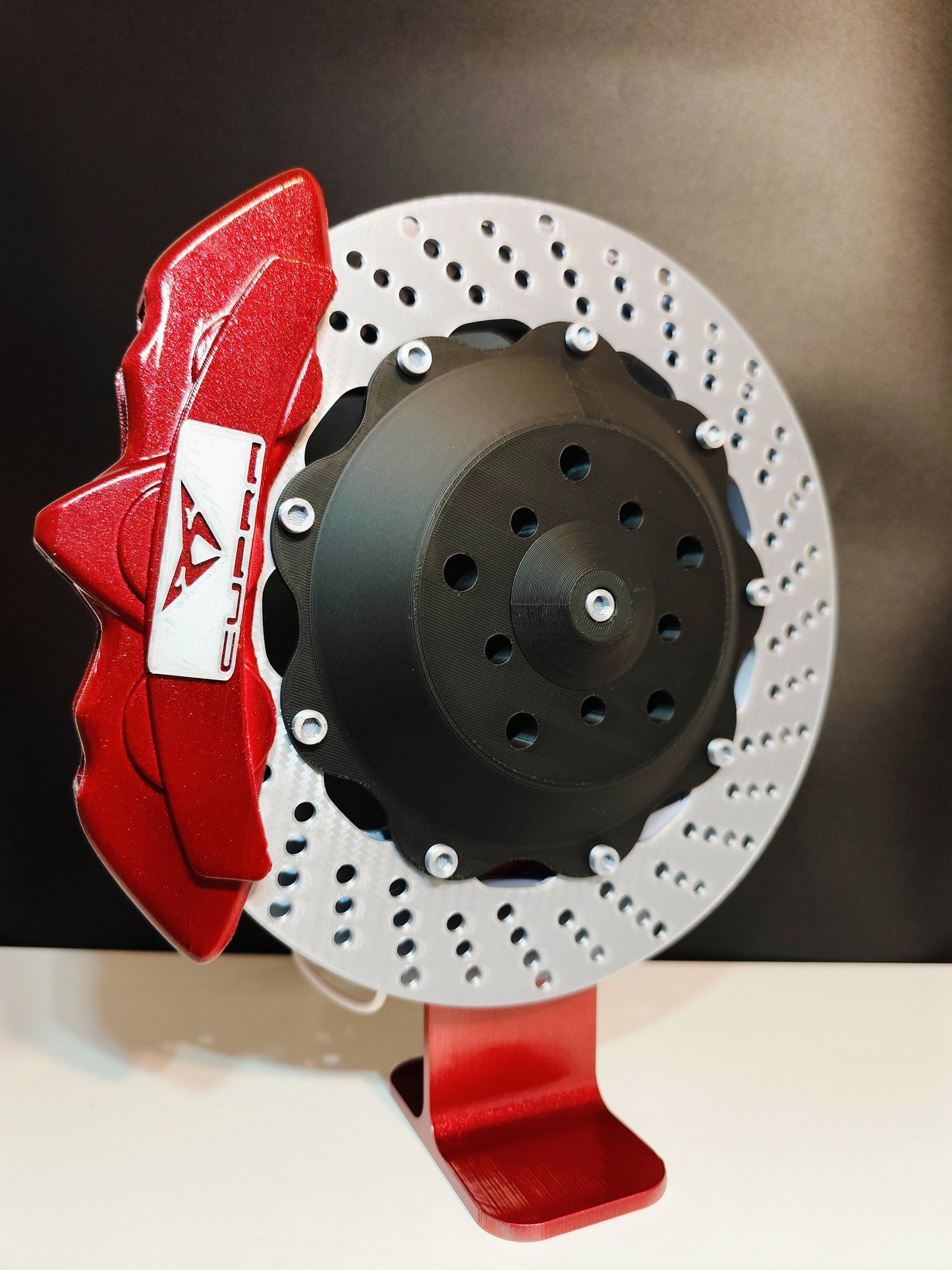 Brake Disc and Caliper Desk Lamp - Unique Automotive Decor