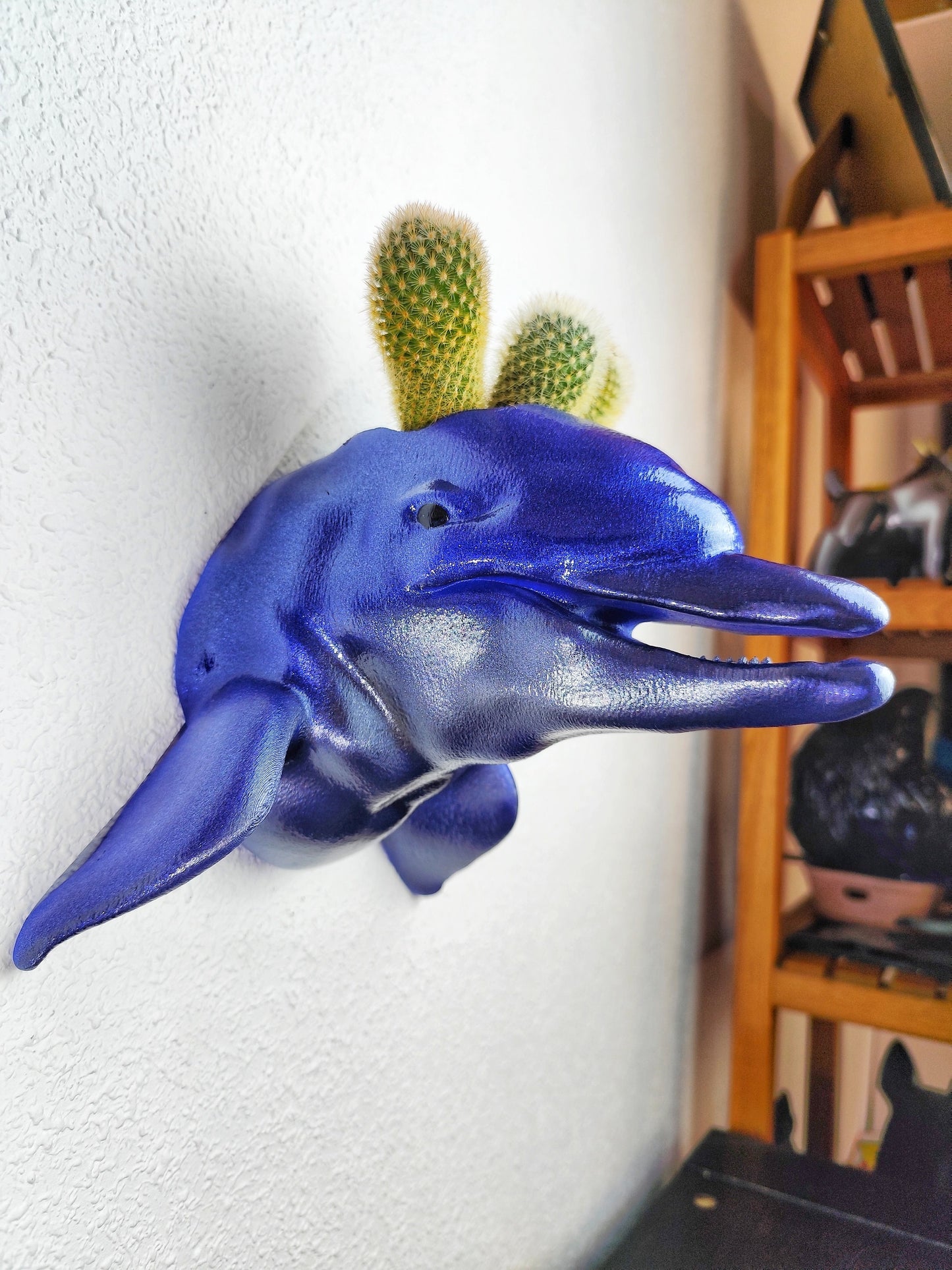 Dolphin Head Wall Planter