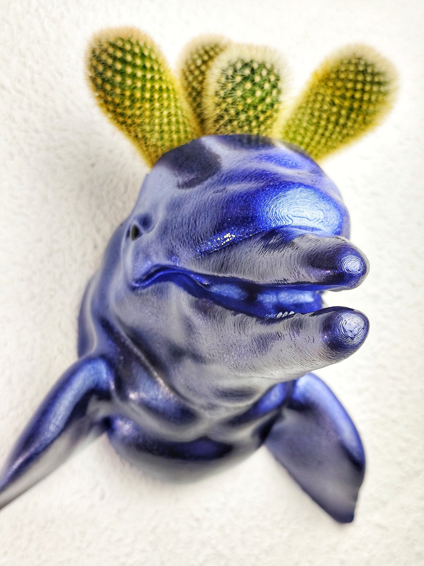 Dolphin Head Wall Planter