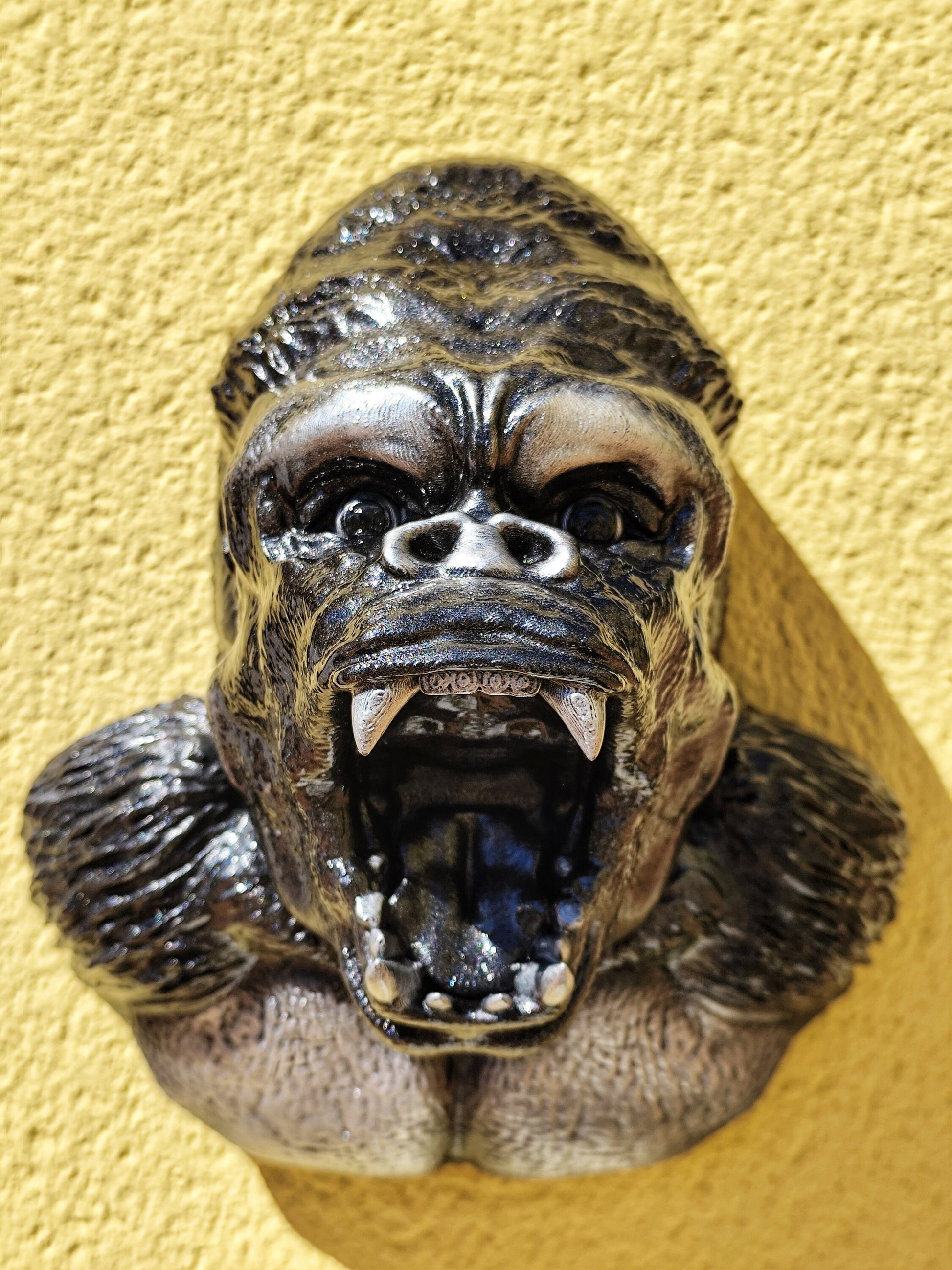 Silverback gorilla art piece for modern interiors