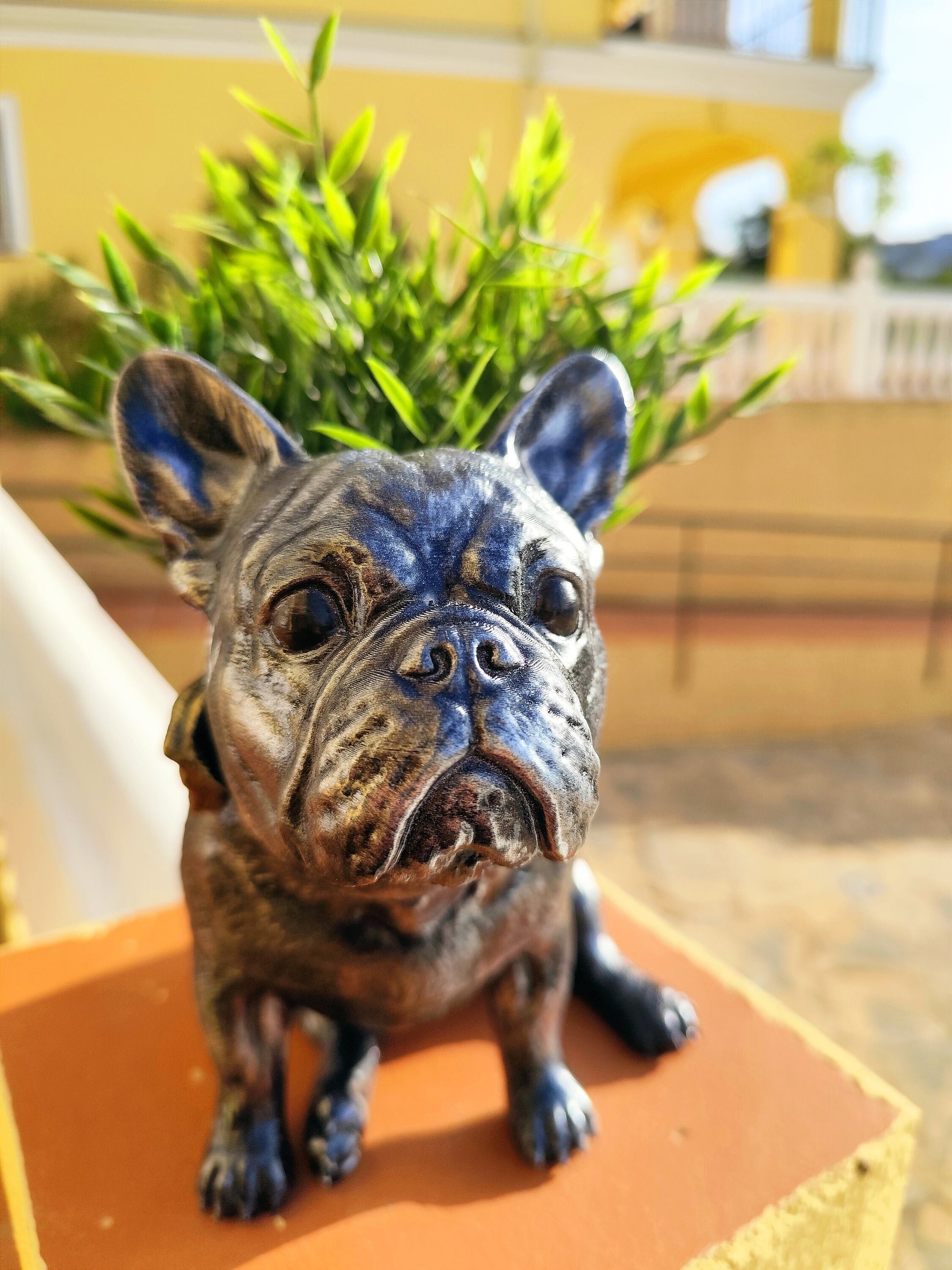 french bulldog planter