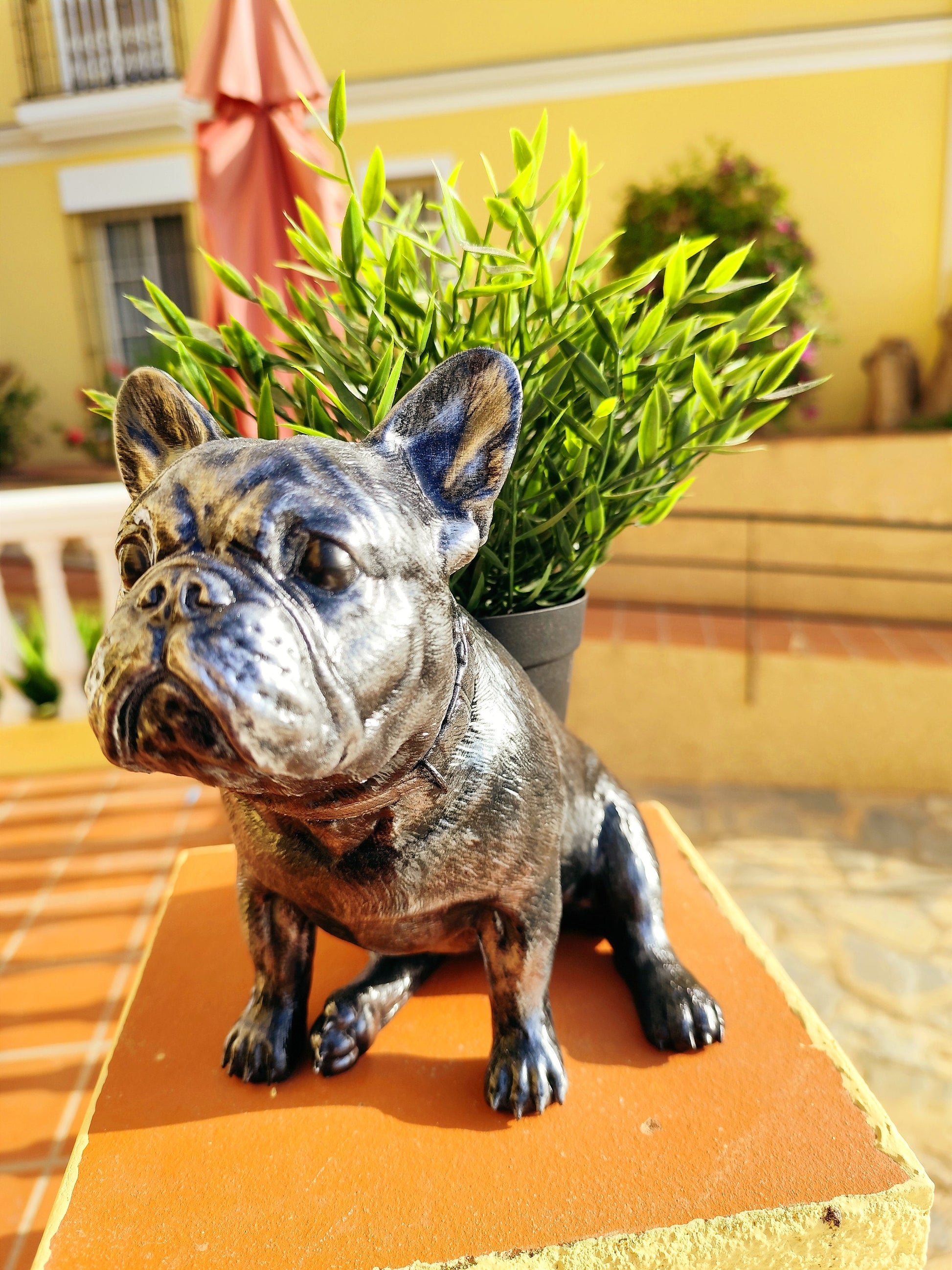 french bulldog planter