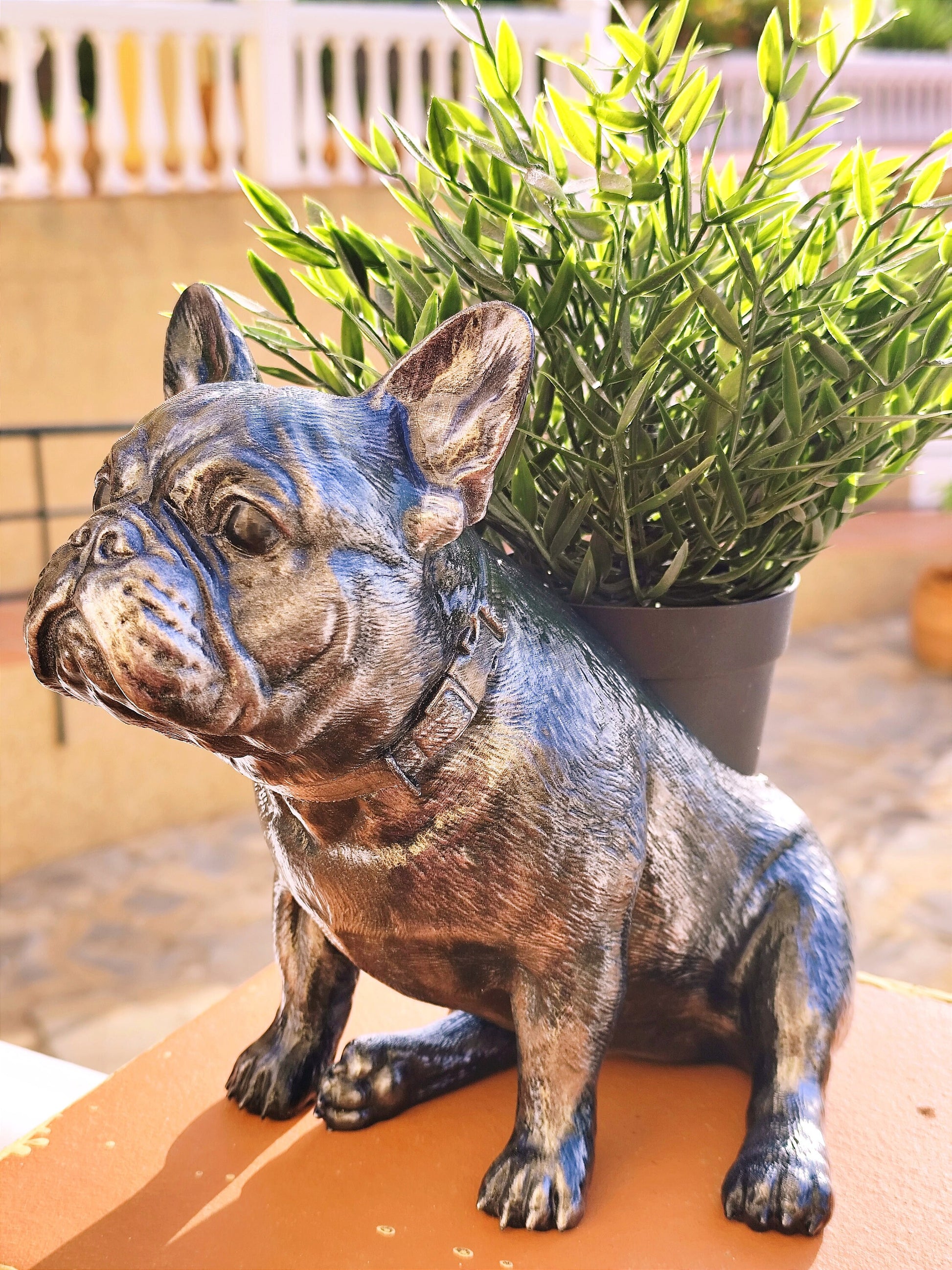 french bulldog planter