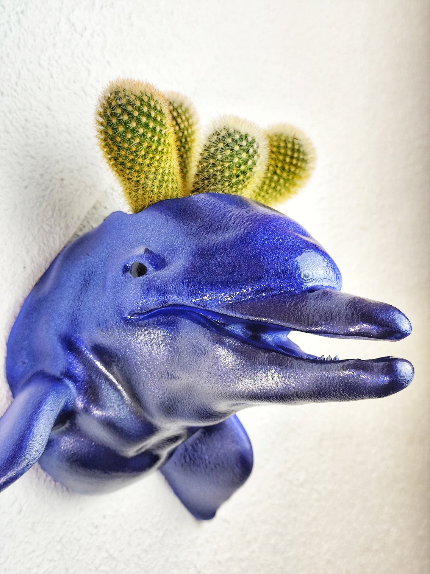 Dolphin Head Wall Planter