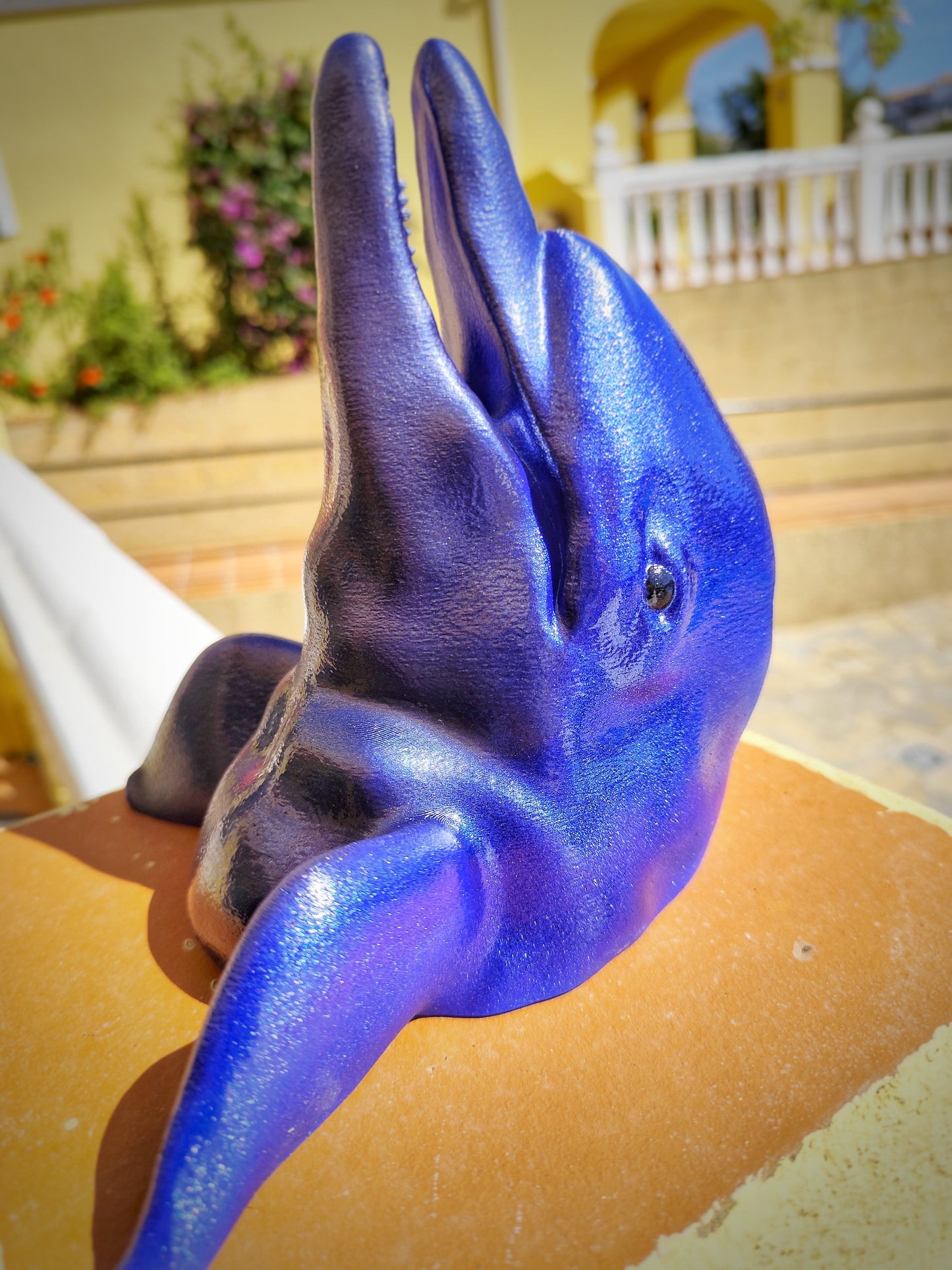 Dolphin Head Wall Planter