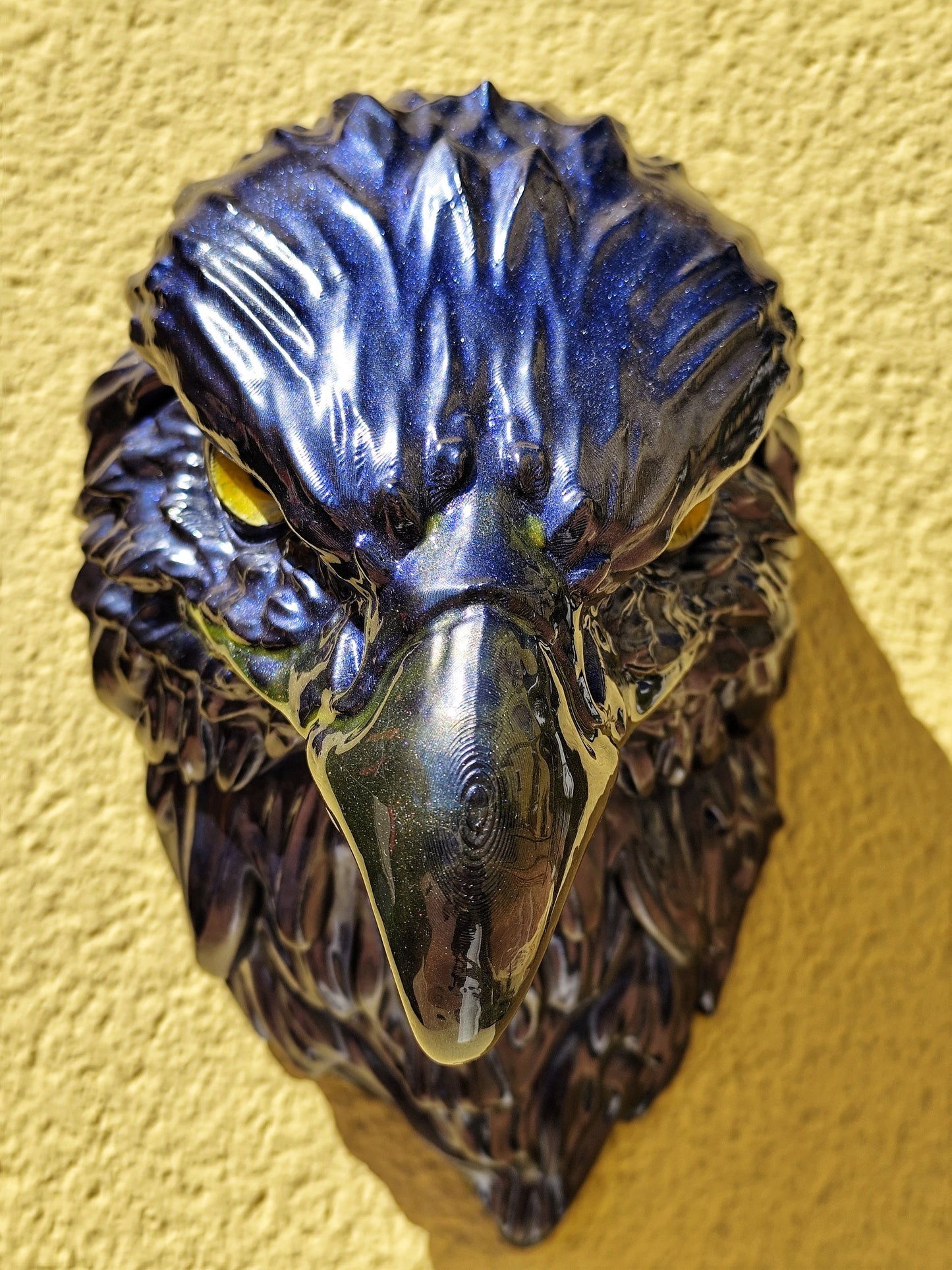 Majestic eagle head wall art, perfect for nature lovers